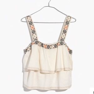 Madewell Anita Embroidered Tank